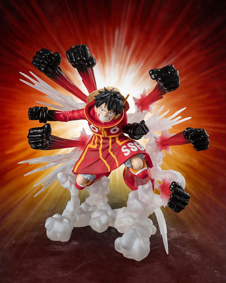 Bandai Tamashii Nations One Piece Figuarts ZERO Extra Battle Monkey D. Luffy -Gum Gum Hawk Gatling- Statue