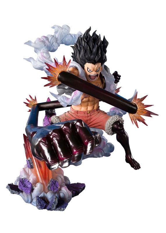 Bandai Tamashii Nations One Piece Figuarts ZERO Extra Battle Monkey D. Luffy Gear 4 Snake Man King Cobra Statue