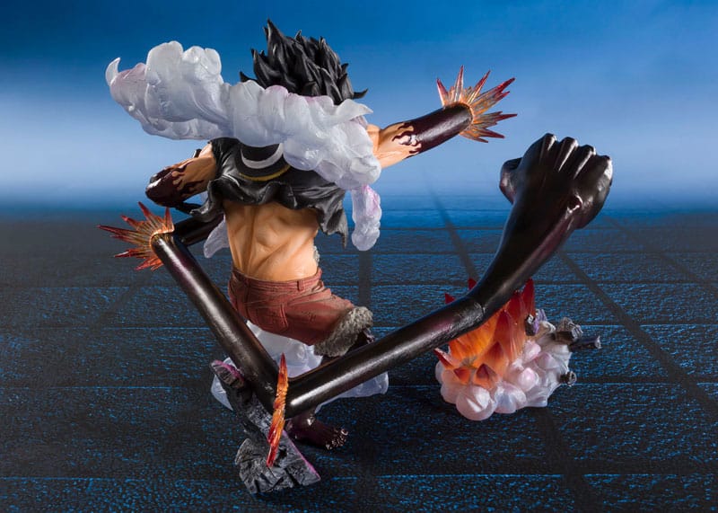 Bandai Tamashii Nations One Piece Figuarts ZERO Extra Battle Monkey D. Luffy Gear 4 Snake Man King Cobra Statue