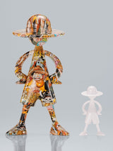 Bandai Tamashii Nations One Piece Luffy 1000 Logs Anniversary Luffy's ArtCanvas 1/8 Figur