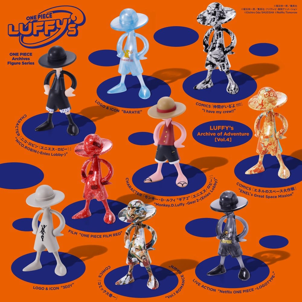 Bandai Tamashii Nations One Piece Luffy’s Archive of Adventure Blind Box Sortiment Minifigur (10)
