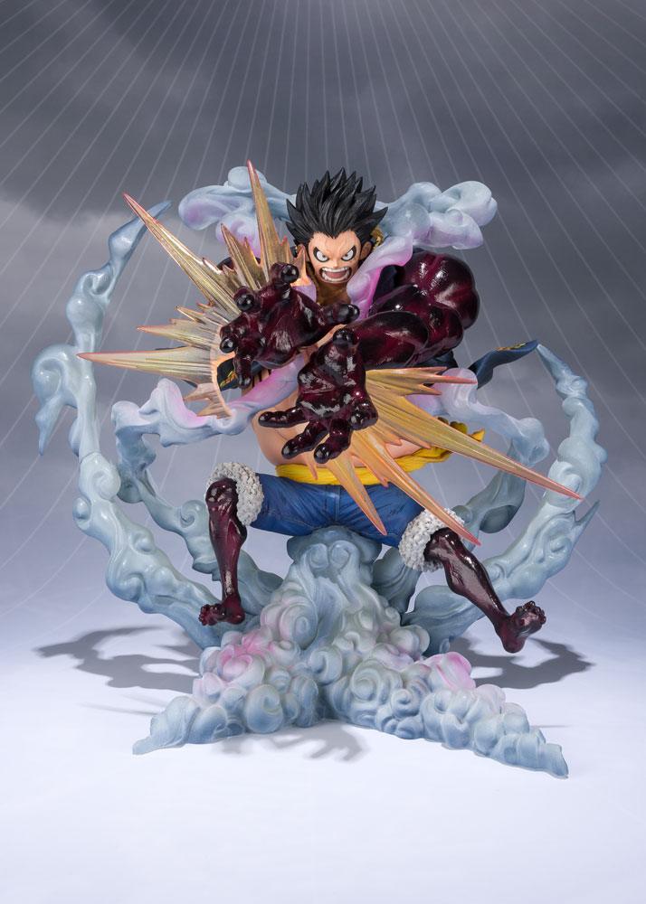 Bandai Tamashii Nations One Piece Monkey D. Ruffy Gear 4 Leo Bazooka FiguartsZERO Reissue Statue