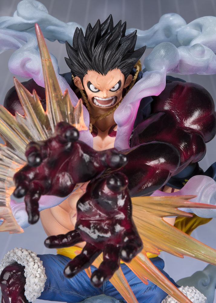 Bandai Tamashii Nations One Piece Monkey D. Ruffy Gear 4 Leo Bazooka FiguartsZERO Reissue Statue