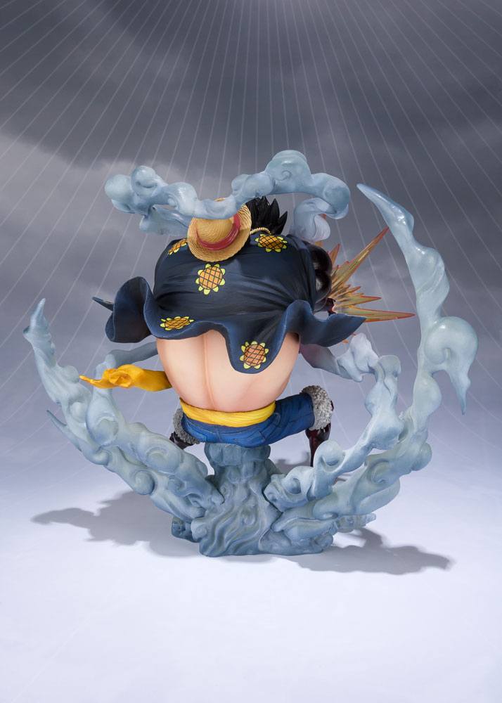 Bandai Tamashii Nations One Piece Monkey D. Ruffy Gear 4 Leo Bazooka FiguartsZERO Reissue Statue