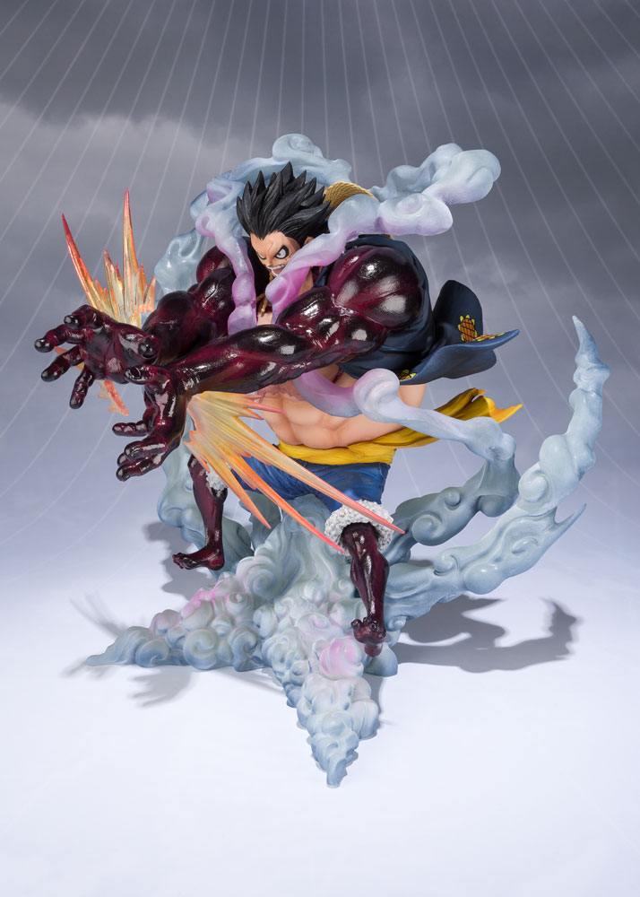 Bandai Tamashii Nations One Piece Monkey D. Ruffy Gear 4 Leo Bazooka FiguartsZERO Reissue Statue