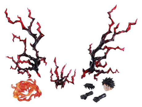 Bandai Tamashii Nations One Piece Monkey D. Ruffy -Two Years Later- Option Parts Set S.H.Figuarts Zubehör-Set
