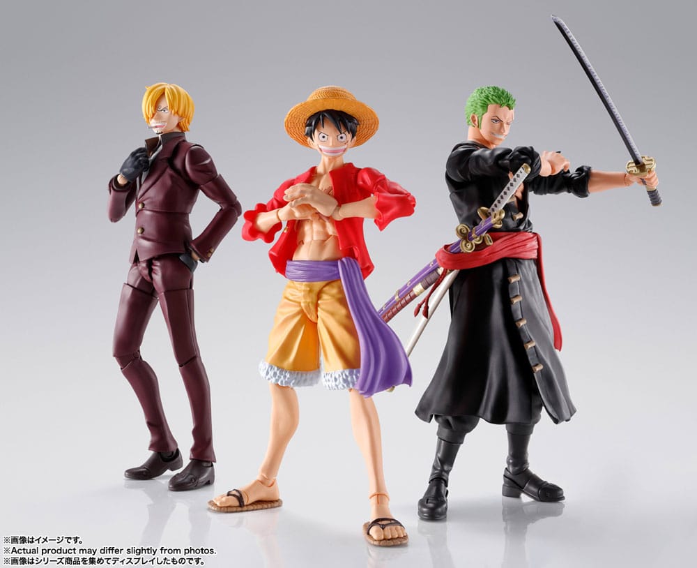 Bandai Tamashii Nations One Piece S.H. Figuarts Monkey D. Ruffy (The Raid on Onigashima) Actionfigur