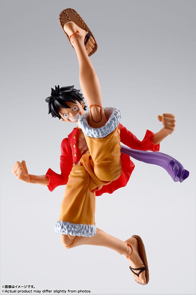 Bandai Tamashii Nations One Piece S.H. Figuarts Monkey D. Ruffy (The Raid on Onigashima) Actionfigur