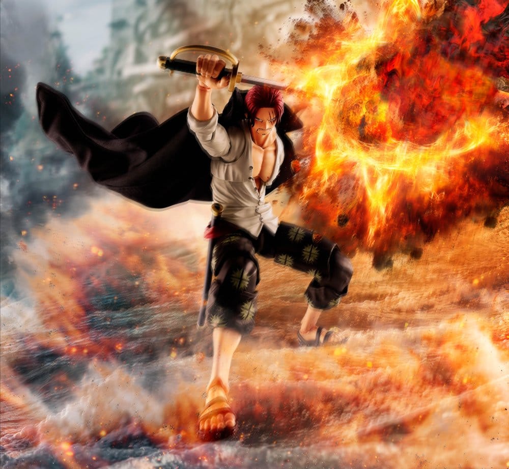 Bandai Tamashii Nations One Piece Shanks -Marineford- S.H.Figuarts Actionfigur