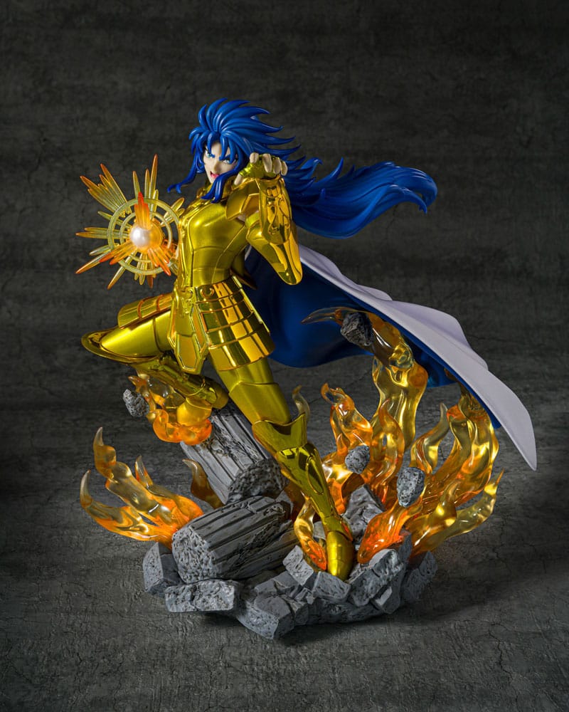 Bandai Tamashii Nations Saint Seiya Figuarts Zero Gemini Saga Metallic Touch Statue