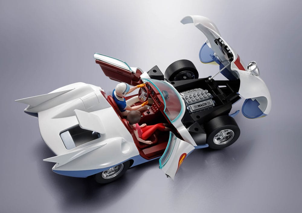 Bandai Tamashii Nations Speed Racer Mach 5 Chogokin Diecast Modell