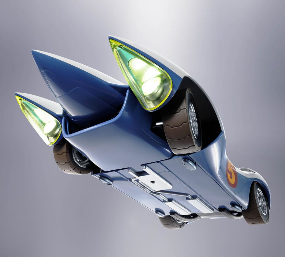 Bandai Tamashii Nations Speed Racer Mach 5 Chogokin Diecast Modell