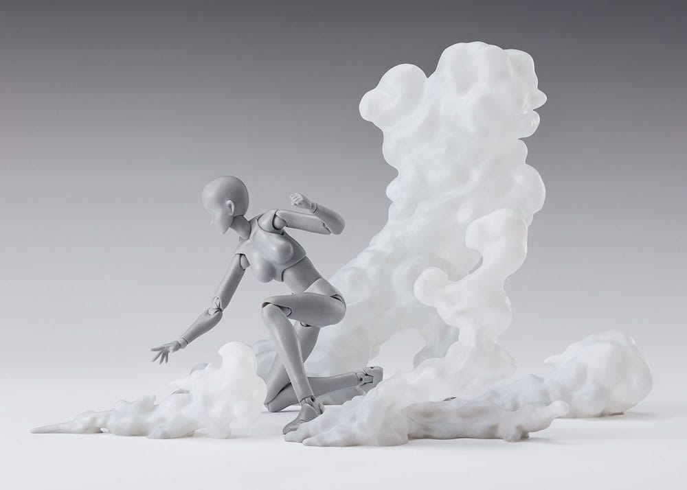 Bandai Tamashii Nations Tamashii Effect Smoke White Version for S.H.Figuarts Actionfiguren-Zubehör