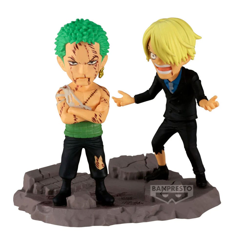 Banpresto One Piece WCF Log Stories Roronoa Zoro & Sanji Statue