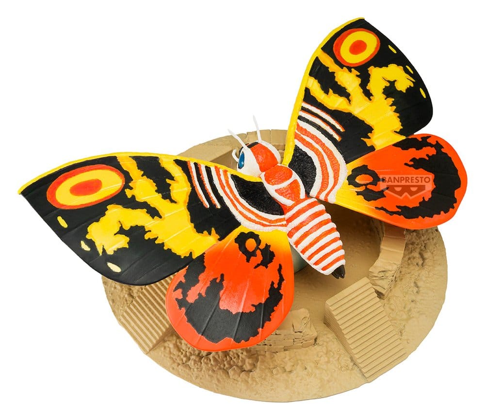 Banpresto Rebirth of Mothra Toho Monster Series Mothra Art Vignette Statue