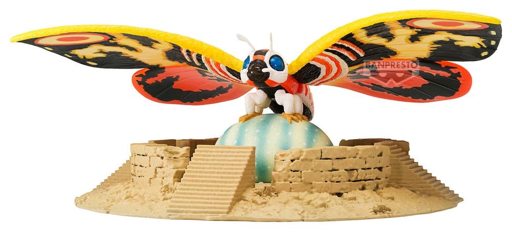 Banpresto Rebirth of Mothra Toho Monster Series Mothra Art Vignette Statue