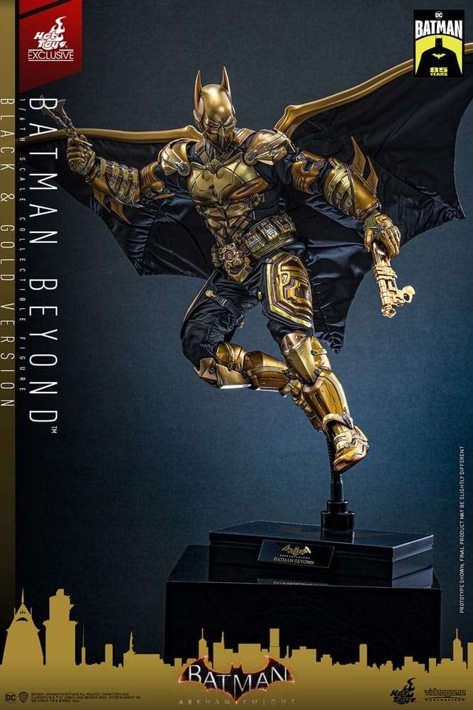 Batman - Batman Beyond (Black & Gold Version) Arkham Knight Videogame Masterpiece 32 cm 1/6 Actionfigur Hot Toys