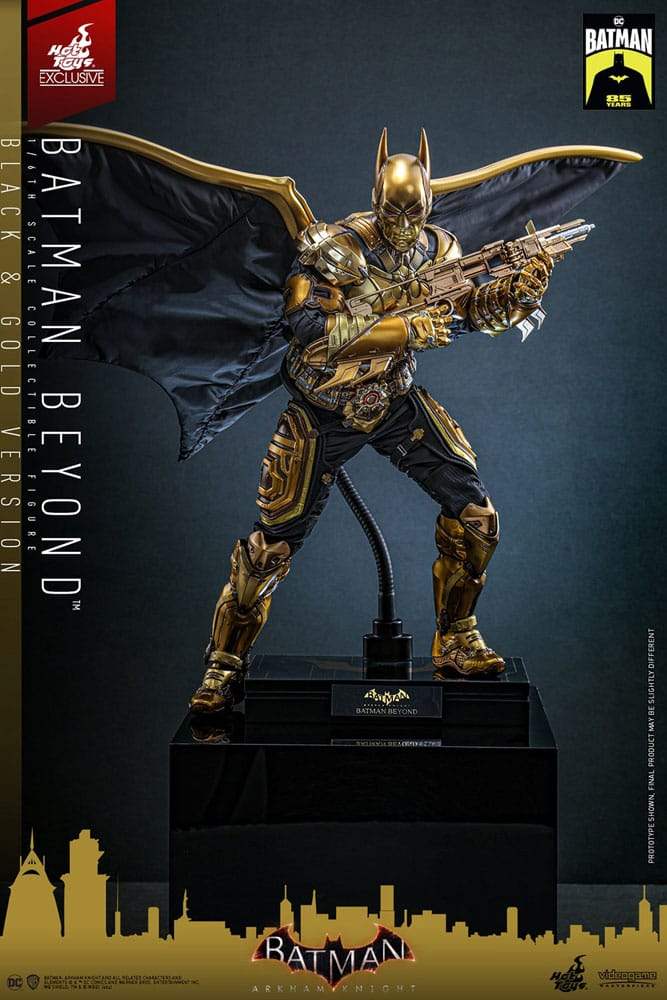 Batman - Batman Beyond (Black & Gold Version) Arkham Knight Videogame Masterpiece 32 cm 1/6 Actionfigur Hot Toys