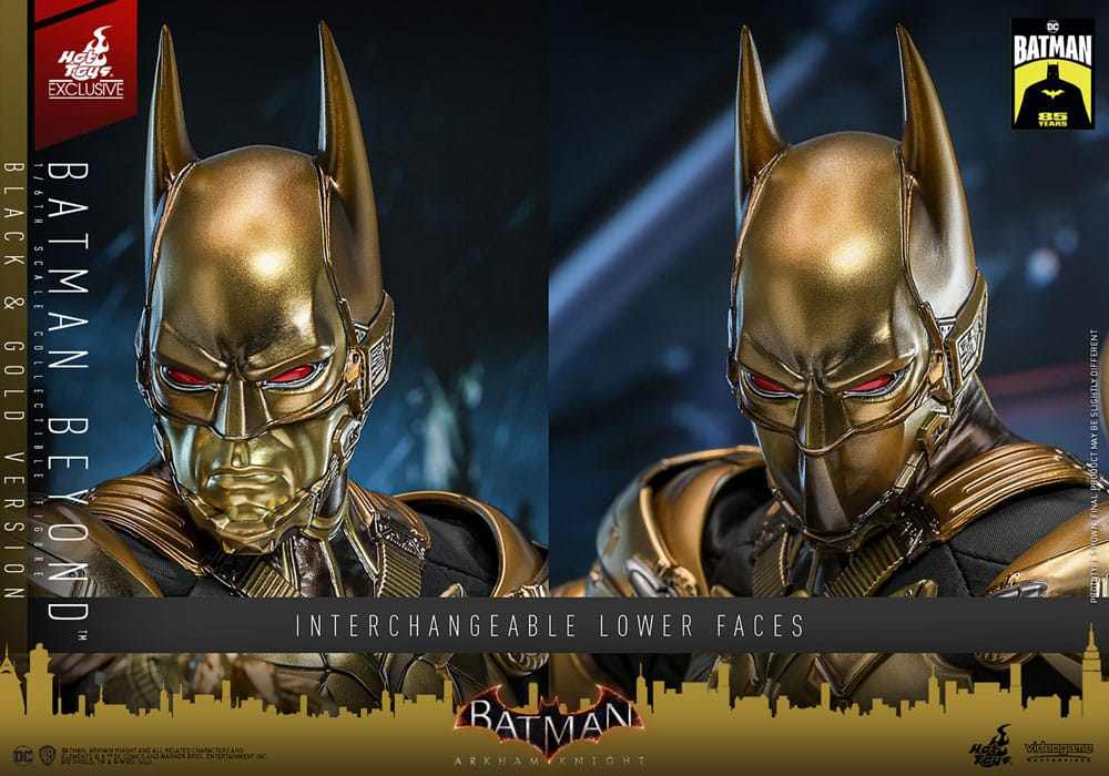 Batman - Batman Beyond (Black & Gold Version) Arkham Knight Videogame Masterpiece 32 cm 1/6 Actionfigur Hot Toys
