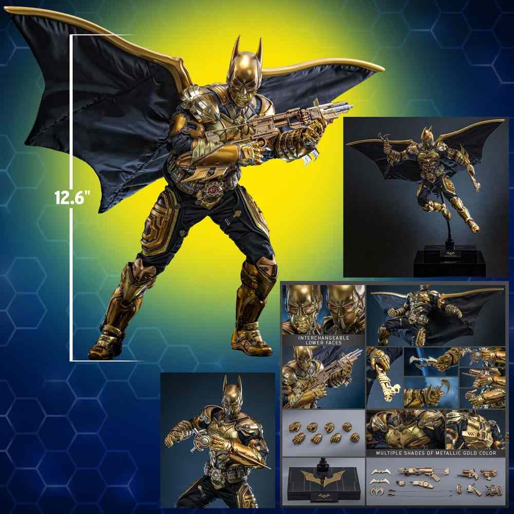 Batman - Batman Beyond (Black & Gold Version) Arkham Knight Videogame Masterpiece 32 cm 1/6 Actionfigur Hot Toys