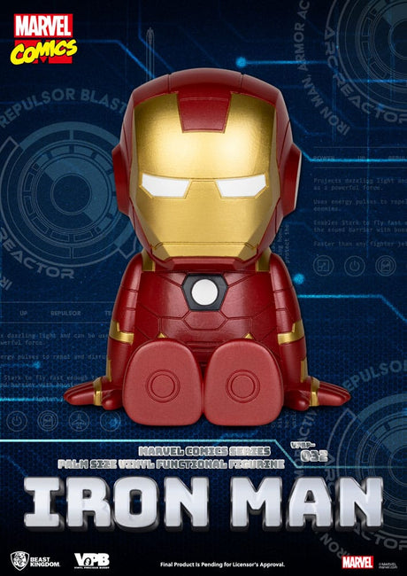Beast Kingdom Toys Classic Marvel Comics Iron-man Piggy Vinyl Spardose