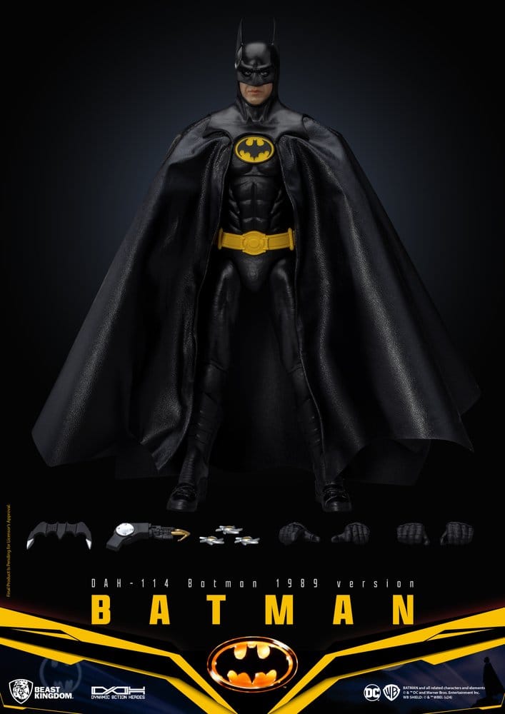 Beast Kingdom Toys DC Comics Batman 1989 Standard Version Dynamic 8ction Heroes Actionfigur