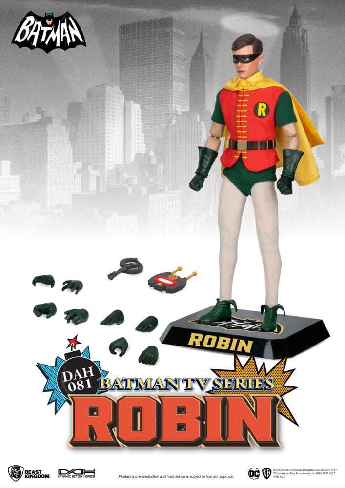 Beast Kingdom Toys DC Comics Dynamic 8ction Heroes Batman TV Series Robin 1/9 Actionfigur