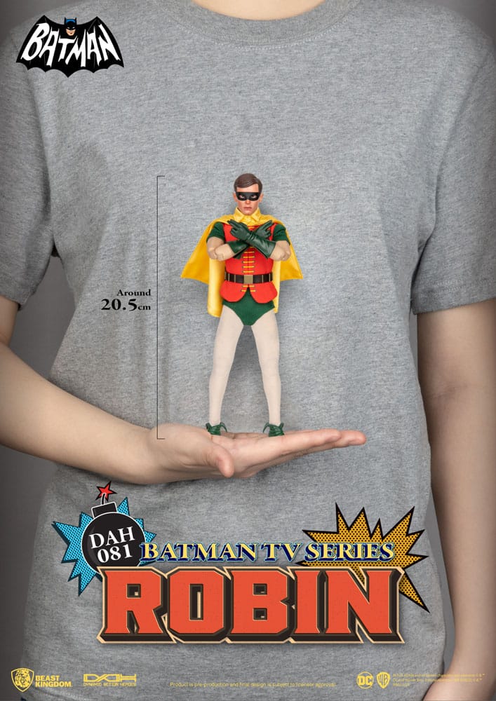 Beast Kingdom Toys DC Comics Dynamic 8ction Heroes Batman TV Series Robin 1/9 Actionfigur