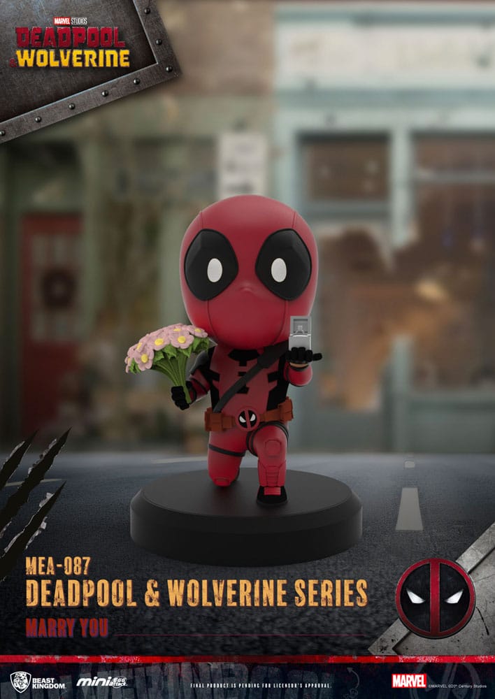 Beast Kingdom Toys Deadpool 3 Series Deadpool & Wolverine Mini Egg Attack Figuren Set
