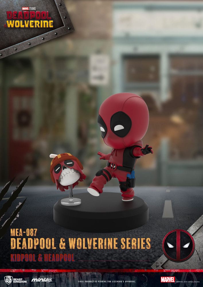 Beast Kingdom Toys Deadpool 3 Series Deadpool & Wolverine Mini Egg Attack Figuren Set