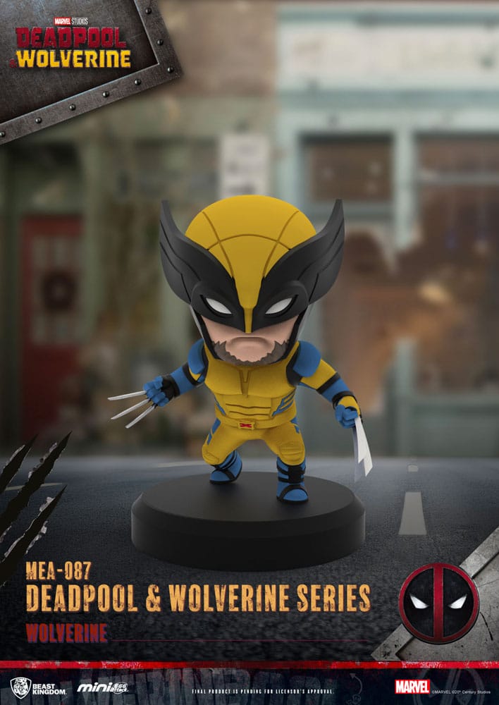 Beast Kingdom Toys Deadpool 3 Series Deadpool & Wolverine Mini Egg Attack Figuren Set