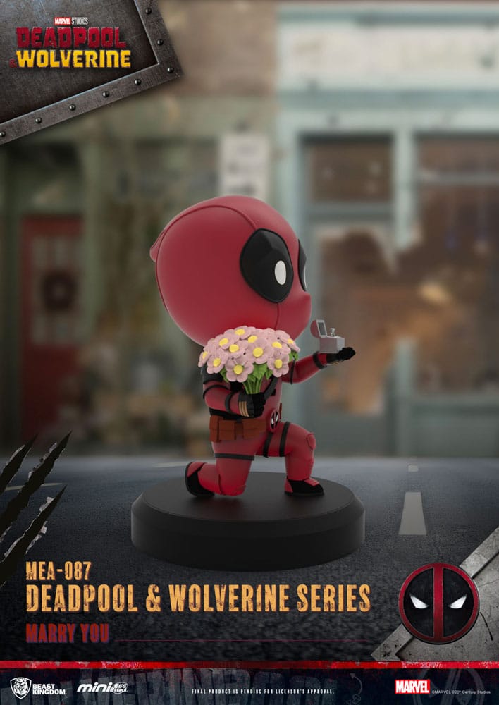 Beast Kingdom Toys Deadpool 3 Series Deadpool & Wolverine Mini Egg Attack Figuren Set