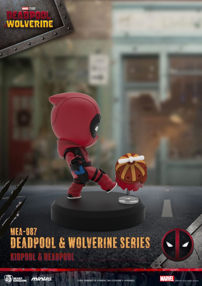 Beast Kingdom Toys Deadpool 3 Series Deadpool & Wolverine Mini Egg Attack Figuren Set