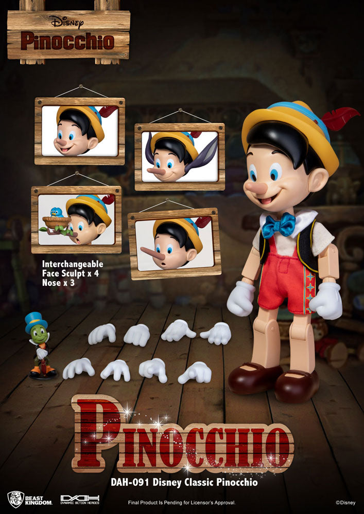 Beast Kingdom Toys Disney Classic Dynamic 8ction Heroes Pinocchio 1/9 Actionfigur
