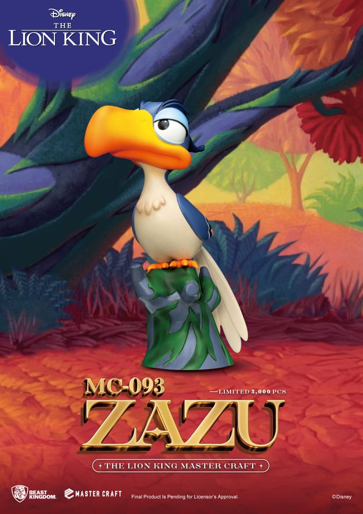 Beast Kingdom Toys Disney Master Craft Der König der Löwen Zazu Statue