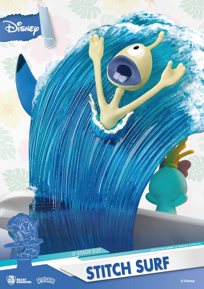 Beast Kingdom Toys Disney Summer Series Surfer Stitch D-Stage Diorama