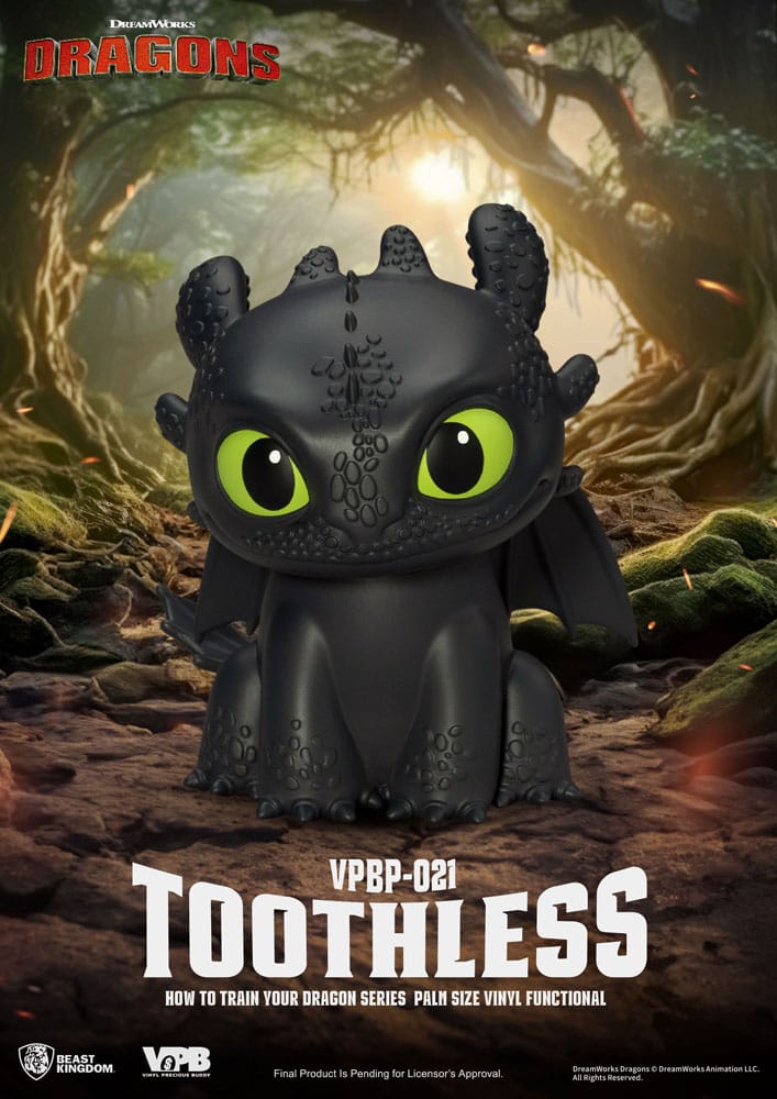 Beast Kingdom Toys Drachenzähmen leicht gemacht Ohnezahn Piggy Vinyl Spardose