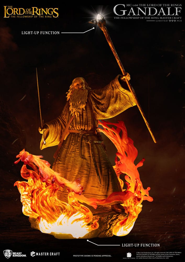 Beast Kingdom Toys Herr der Ringe Gandalf Master Craft Statue