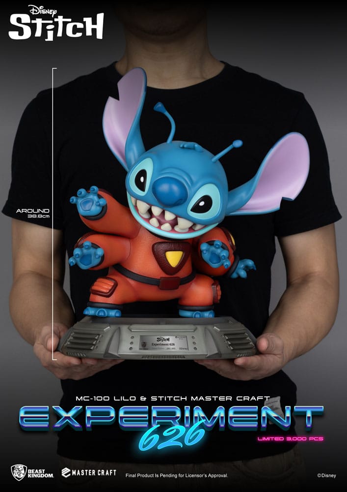 Beast Kingdom Toys Lilo & Stitch Experiment 626 Master Craft Statue