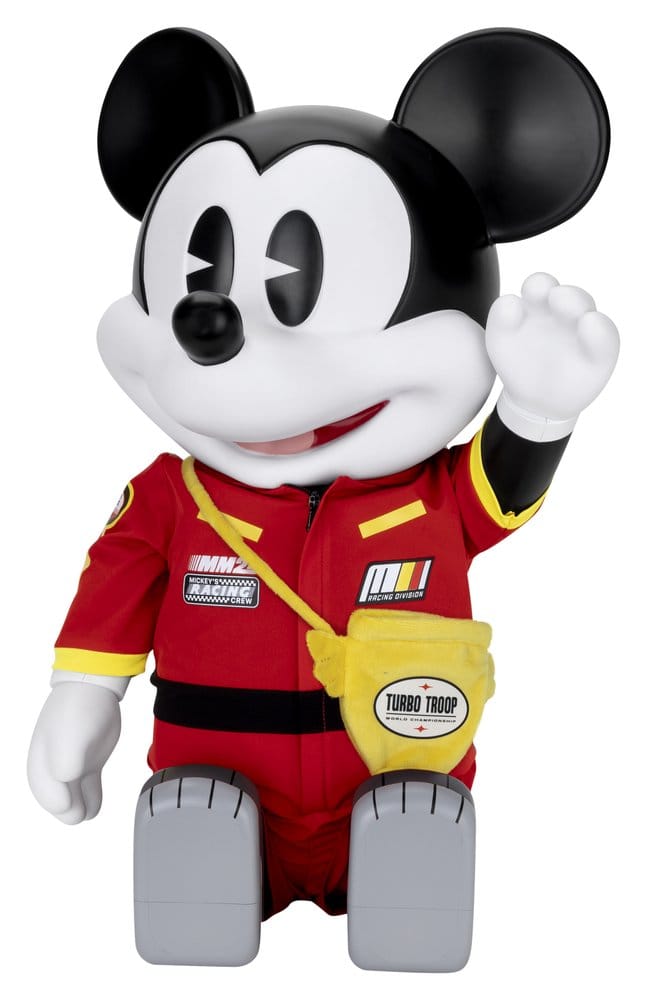 Beast Kingdom Toys Mickey And Friends Race Car Micky SYAKING-BANG!! Functional Vinyl Spardose Figurine