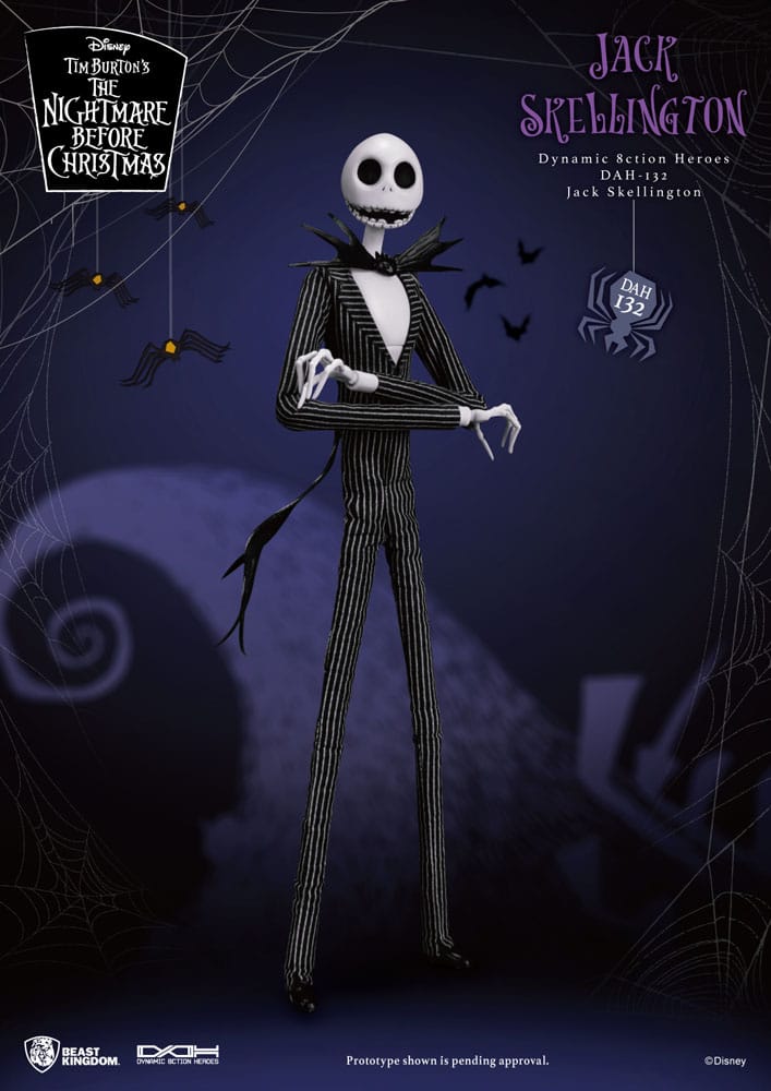 Beast Kingdom Toys Nightmare before Christmas 8ction Heroes Actionfigur 1/9 Jack 21 cm