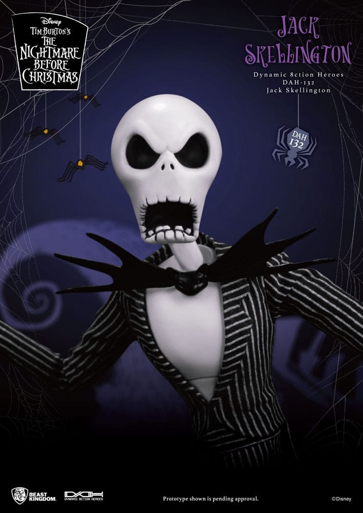 Beast Kingdom Toys Nightmare before Christmas 8ction Heroes Actionfigur 1/9 Jack 21 cm
