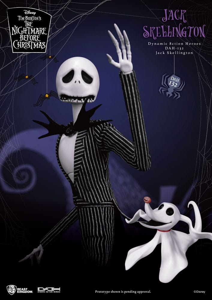 Beast Kingdom Toys Nightmare before Christmas 8ction Heroes Actionfigur 1/9 Jack 21 cm