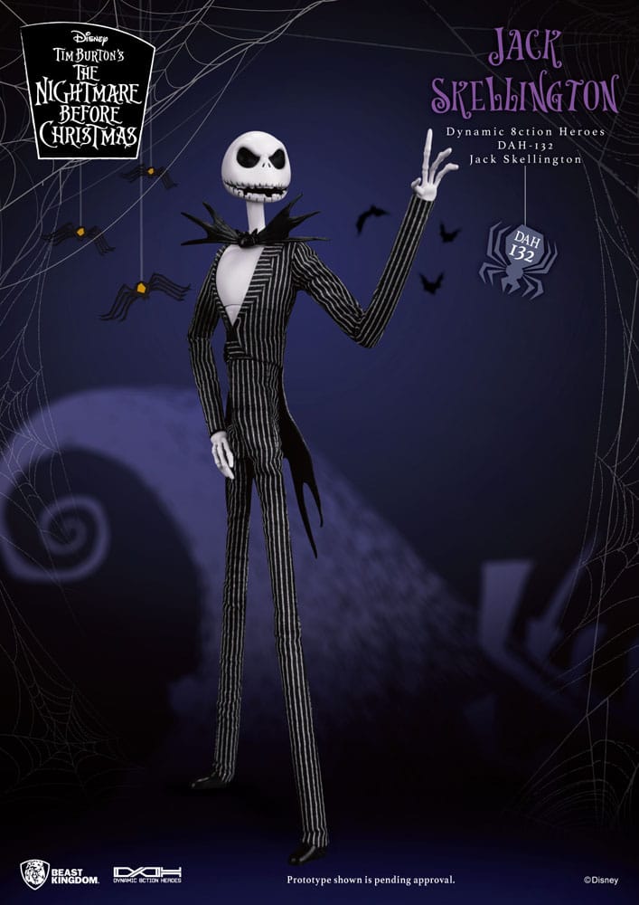 Beast Kingdom Toys Nightmare before Christmas 8ction Heroes Actionfigur 1/9 Jack 21 cm