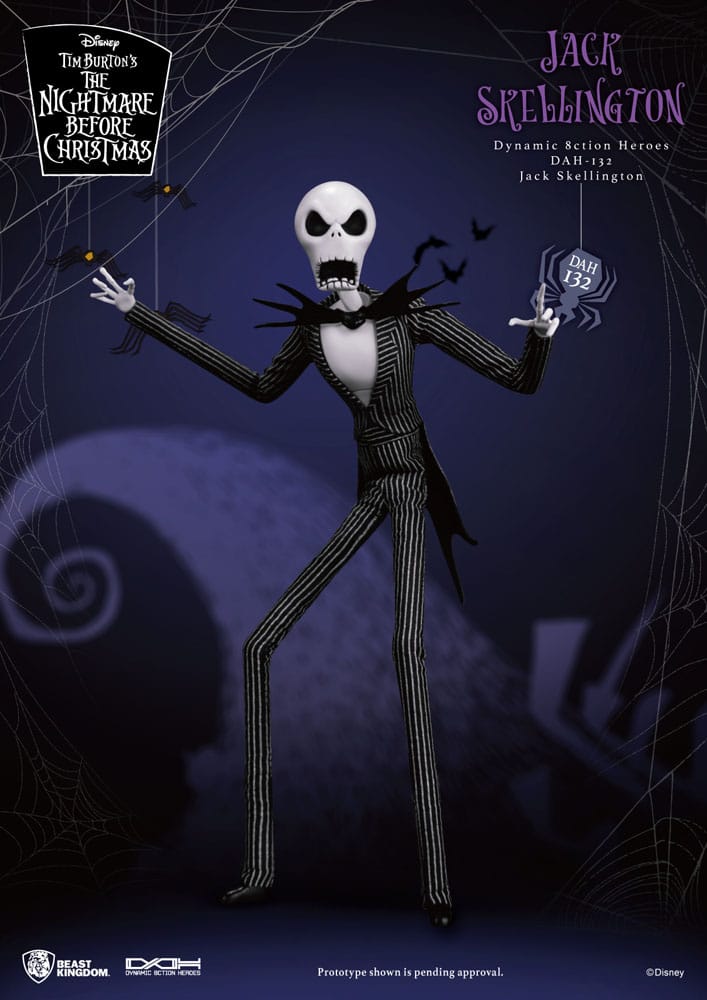 Beast Kingdom Toys Nightmare before Christmas 8ction Heroes Actionfigur 1/9 Jack 21 cm