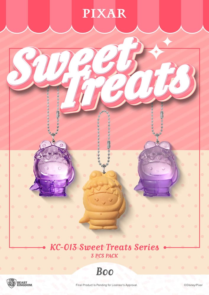 Beast Kingdom Toys Pixar Sweet Treats Series Schlüsselanhänger 3er-Pack