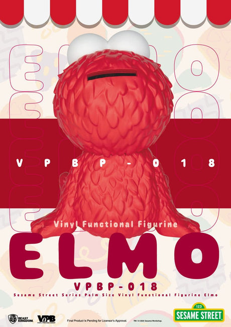 Beast Kingdom Toys Sesamstraße Elmo Piggy Vinyl Spardose