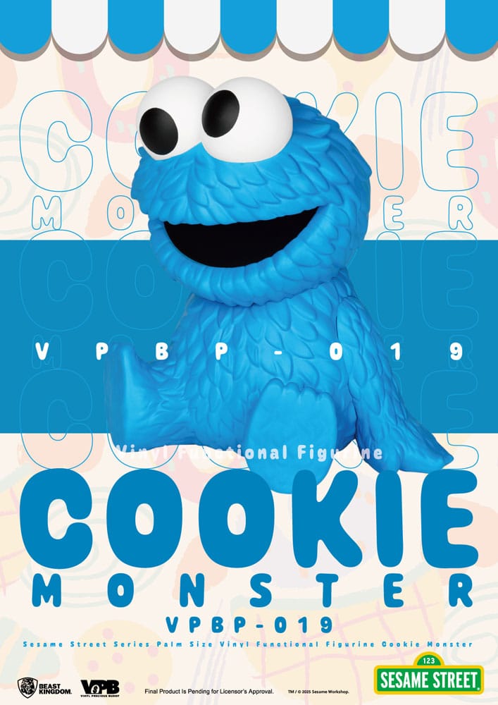 Beast Kingdom Toys Sesamstraße Piggy Cookie Monster Vinyl Spardose