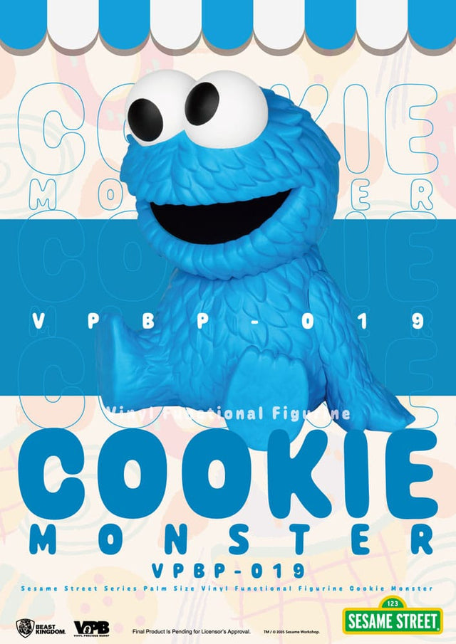 Beast Kingdom Toys Sesamstraße Piggy Cookie Monster Vinyl Spardose