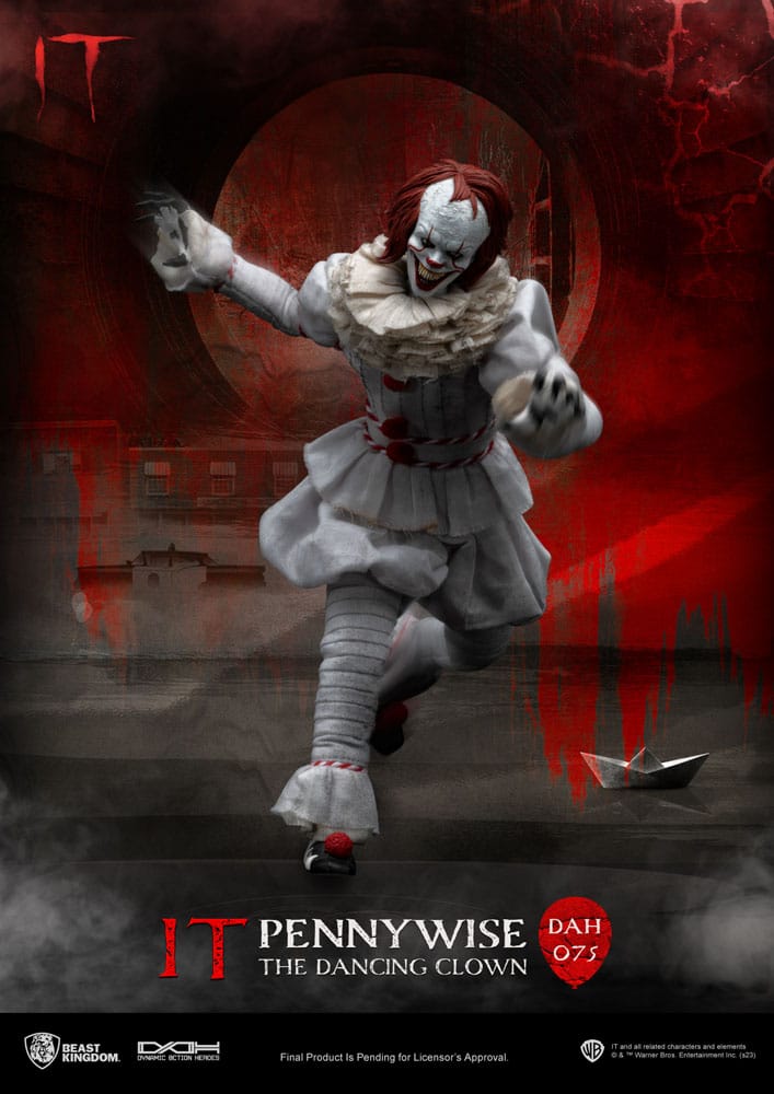 Beast Kingdom Toys Stephen King’s Es Pennywise Dynamic 8ction Heroes 1/9 Actionfigur
